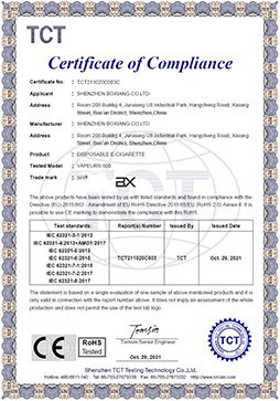 Vape Certificates (3)
